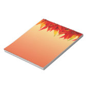 Herbst lässt Grenzen Notizblock (Rotiert)