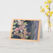 Herbst lässt Grußkarten stehen Karte (Gelbe Blume)