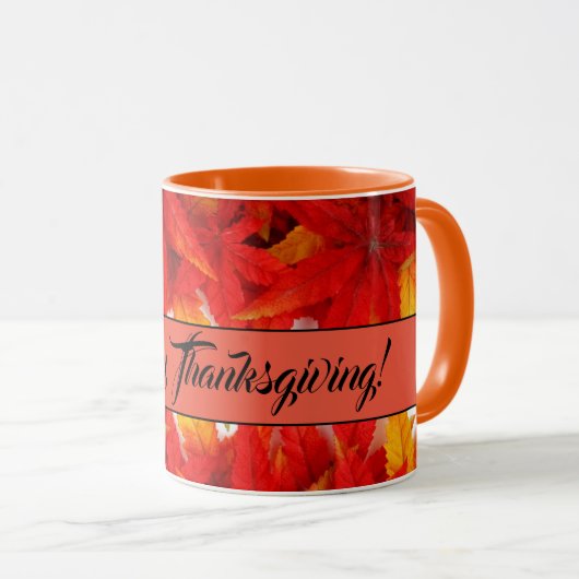 Herbst lässt klassische Kaffeepause-Tasse Tasse (VorderseiteRechts)
