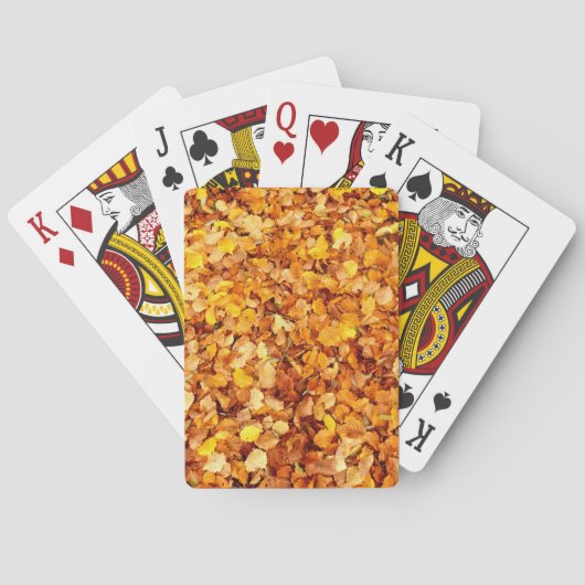 Herbst lässt klassische Spielkarten stehen (Rückseite)