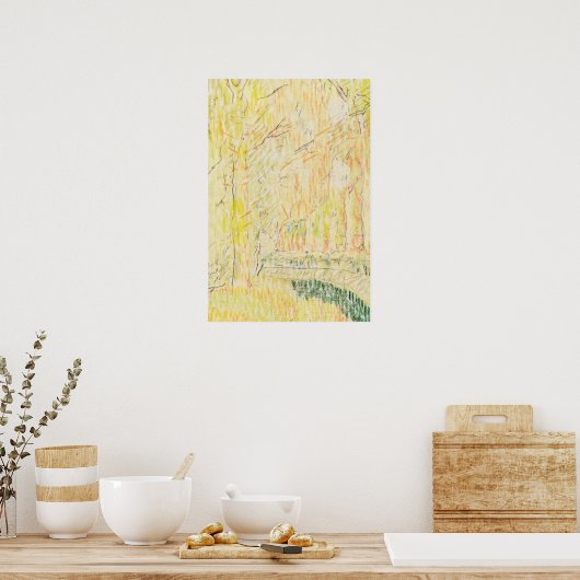 Herbst lässt Landschaftsbild Landschaftsbild Kunst Poster (Küche)