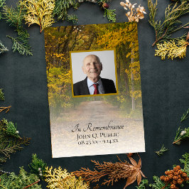 Herbst lässt Lane-Tod-Anniversary-Einladung Einladung