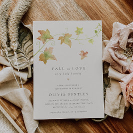 Herbst lässt moderne Herbstdusche Einladung