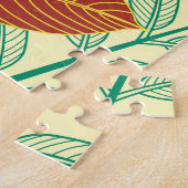 Herbst lässt nahtloses Muster Puzzle (Seite)