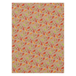 Herbst lässt Nüsse Kastanien Muster Eleganter Fall Tischdecke