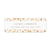 Herbst lässt Personalisierte Rücksendeadresse (Vorne)