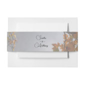 Herbst lässt rustikale Einladung Einladungsbanderole (Vorderseite Beispiel)