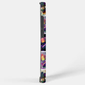 Herbst lässt rustikales Patchwork Quilt Collage Samsung Galaxy Hülle (Rechte Seite)