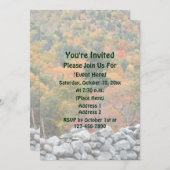 Herbst lässt Steinmauerlandschaft Einladung (Vorne/Hinten)