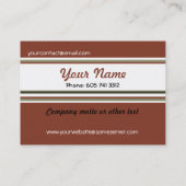 Herbst lässt Visitenkarte Lady and Dog (Rückseite)