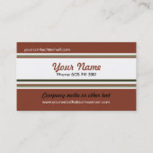 Herbst lässt Visitenkarte Lady and Dog (Rückseite)