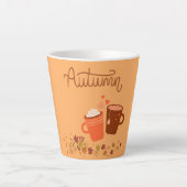 Herbst Latte Tasse (Vorderseite)