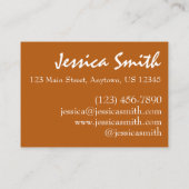 Herbst-Leaf-Herbst lässt Sky Nature Fotografy Visitenkarte (Rückseite)