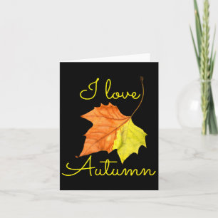 Herbst Leaf Herbst September Karte
