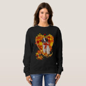 Herbst Leaf Herzstück Sweatshirt (Vorne ganz)
