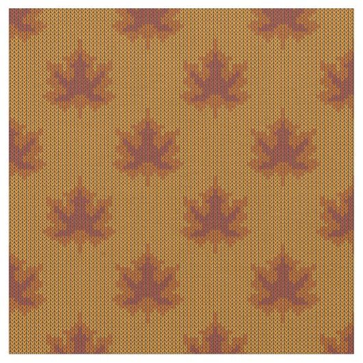 Herbst-Leaf-Muster Stoff (Nahaufnahme)