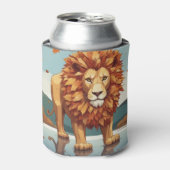 Herbst Leaves Male Lion Dosenkühler (Kanne Vorderseite)