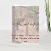 Herbst ~ leere Karte (Rückseite)