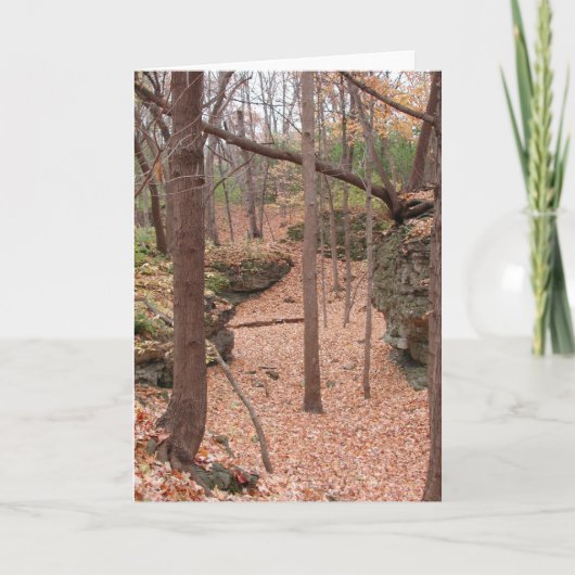 Herbst ~ leere Karte (Vorderseite)