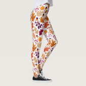 Herbst-Leggings - Herbstleaves & Acorns-Muster Leggings (Rechts)