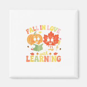 Herbst-Lehrer-Shirt Thanksgiving - Verliebe dich i Magnet