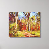 Herbst Leinwand Forest Art Print (Vorderseite)