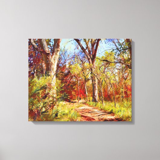 Herbst Leinwand Forest Art Print (Vorderseite)
