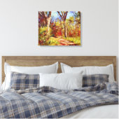 Herbst Leinwand Forest Art Print (Insitu (Schlafzimmer))