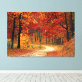 Herbst Leinwanddruck (Insitu (Holzboden))