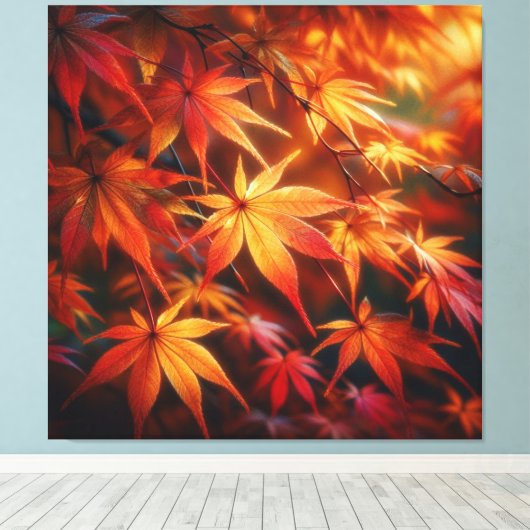 Herbst Leinwanddruck (Insitu (Holzboden))