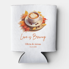 Herbst Liebe Braut Brautparty Hochzeit Dosenkühler