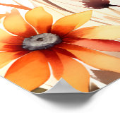 Herbst Liebe burgundy Brautparty Begrüßungszeichen Poster (Ecke)