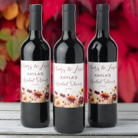 Herbst Liebe burgundy dahlias Brautparty Gunst