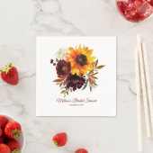 Herbst Liebe Cocktail Sized Party Napkin Serviette (Beispiel)