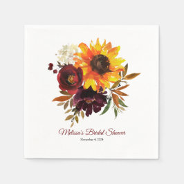 Herbst Liebe Cocktail Sized Party Napkin Serviette