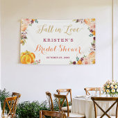 Herbst Liebe Herbst florales Pumpkin-Brautparty Banner