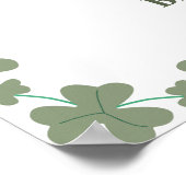 Herbst Liebe Herbst Pumpkin Brautparty Willkommen Poster (Ecke)