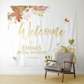 Herbst Liebe Hintergrund Banner Herbst Gold Pumpki Wandteppich (Beispiel (Horizontal))