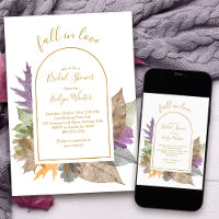 Herbst Liebe Oktober Blätter Elegantes Brautparty