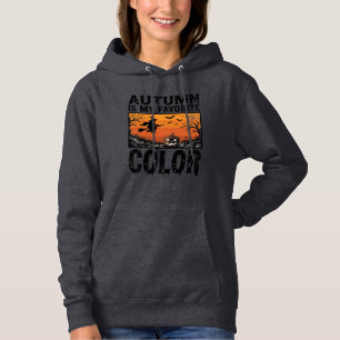 Herbst Lieblingsfarbe Halloween Kürbis Vektor Des Hoodie