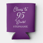 Herbst Lila auf 95 Jahre 95 Geburtstag Dosenkühler (Vorderseite)