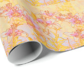 Herbst Lilies Digital Artwork Geschenkartikel Wrap Geschenkpapier (Rolleneckpunkt)
