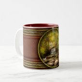 Herbst - Live-Stream Zweifarbige Tasse (Vorderseite Links)