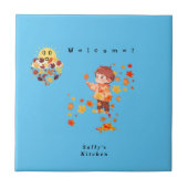 Herbst macht Spaß Fliese (Vorderseite)