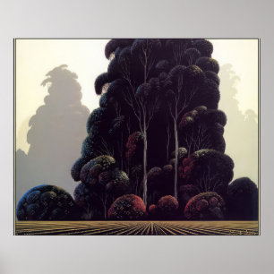 Herbst - Magischer Realismus Eyvind Earle Poster
