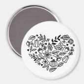 Herbst Magnet (Vorderseite/Rückseite)