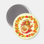 Herbst Magnet (Vorderseite/Rückseite)