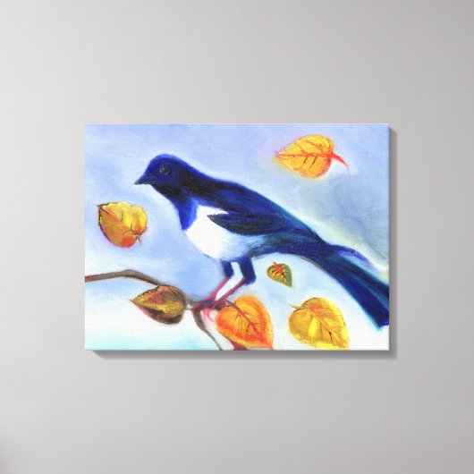 Herbst Magpie 2012 Leinwanddruck (Vorderseite)