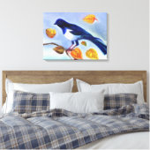 Herbst Magpie 2012 Leinwanddruck (Insitu (Schlafzimmer))