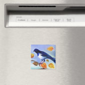 Herbst Magpie 2012 Magnet (In Situ (Geschirrspüler))